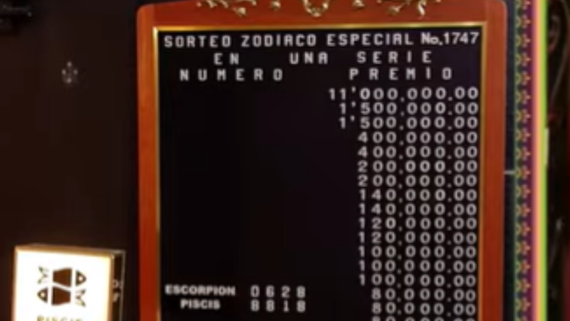 Cae en Ciudad Obregón el Premio Mayor del Sorteo Zodiaco Especial de la Lotería Nacional